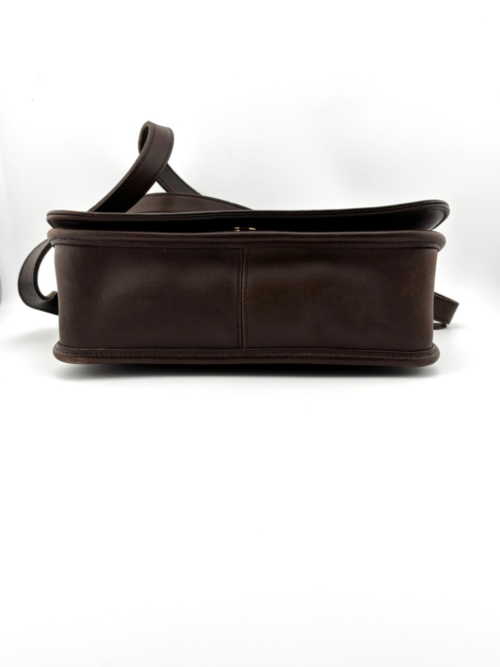 Vintage Coach Tribeca Flap Brown Leather Crossbody L8D-9092 - Picture 8 of 14